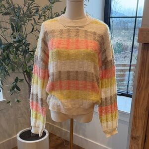 New In Striped Sweater